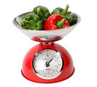 dexam Mechanical Scales with Stainless Steel Bowl - Red Dexam Multicolor
