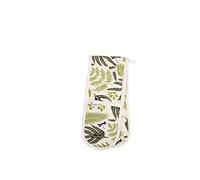 Dexam Organic Fern Double Oven Gloves, Green