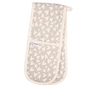 Dexam Organic Grey Heart Double Oven Gloves