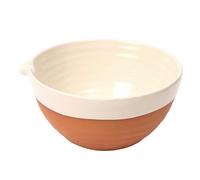 Dexam Porto Terracotta Ribbed Large Mixing Bowl Stone