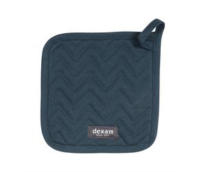 Dexam Pot Holder Love Colour 100% Cotton Ink Blue