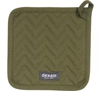 Dexam Pot Holder Love Colour 100% Cotton Olive Green