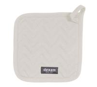 Dexam Love Colour Pot Grab 20cm x 20cm | Vibrant Cotton Kitchen Essential, Stone