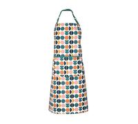 dexam Retro Spot Cotton Adult Apron - Teal Dexam Teal
