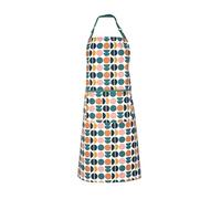 Dexam Retro Spot Recycled Cotton Adult Apron - Teal