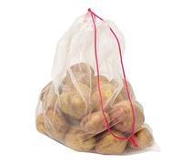 Dexam Reusable Drawstring Fruit and Vegetable Bags - Set of 5, White (17851269)