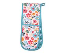 Dexam Rhs Cottage Garden Organic Cotton Double Oven Glove Multi