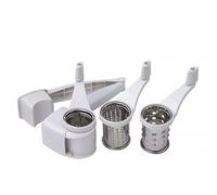 Dexam Rotary Cheese Grater - Stainless Steel Blades, Multi-Purpose Use, Easy to Clean, Dishwasher Safe