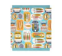 Sardines Napkin & Placemat - Blue