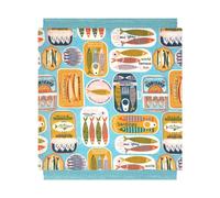 dexam Sardines Napkin & Placemat - Blue Dexam Blue