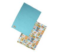 Dexam Sardines Set of 2 Tea Towels - Blue