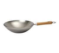 Dexam - School of Wok Wok Pan Carbon Steel Grey, 30 cm - Carbon
