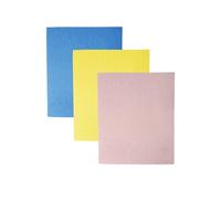 Dexam Set of 3 Swedish Dishcloths - Pastel Pink, Yellow, Blue