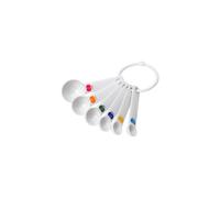 dexam Set of 6 Measuring Spoons with Colour Coded Handles Dexam Multicolor