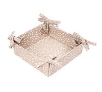 dexam Sintra Cotton Spotted Bread Basket - Stone Dexam Stone