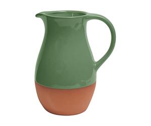 Dexam Sintra Glazed Terracotta Jug - Green