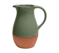 Dexam Sintra Glazed Terracotta Jug - Olive Green
