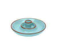 Dexam Sintra Glazed Terracotta Olive Dish Duck Egg
