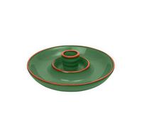 Dexam Sintra Glazed Terracotta Olive Dish Green