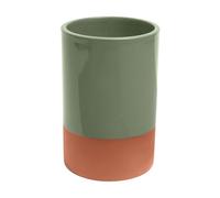 Dexam Sintra Glazed Terracotta Wine Cooler - Olive Green