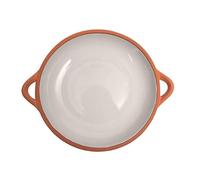 Dexam Sintra Large Glazed Terracotta Tapas Dish - Stone - Stone
