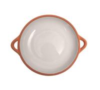Dexam Sintra Large Glazed Terracotta Tapas Dish - Stone