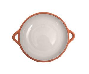 Dexam Sintra Large Glazed Terracotta Tapas Dish Stone
