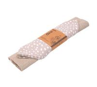 Dexam Sintra Recycled Cotton Spotted Napkin And Placemat Set Stone