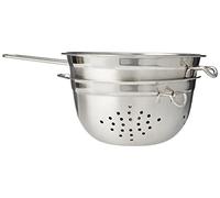Dexam Stainless Steel Colander, Silver,