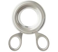 Dexam 17840479 Faringdon 10cm Stainless Steel Egg Topper, Silver