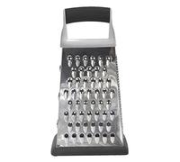 Dexam Stainless Steel Four Sided Box Grater, Silver, one Size
