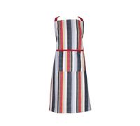 dexam Striped Cotton Adult Apron - Red Dexam Red