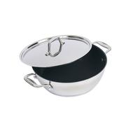 Dexam Supreme 20cm Non-Stick Chefs Pan, Silver