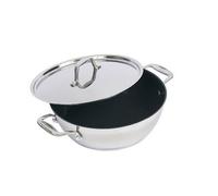 Dexam Supreme 20cm Non-Stick Chefs Pan, Silver