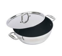 Dexam Supreme 26cm Non-Stick Chefs Pan, Silver