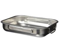 dexam Supreme 27 x 20cm Stainless Steel Deep Roaster | Size: 27 x 20 cm Dexam Multicolor 27 x 20 cm