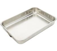 dexam Supreme 40 x 28cm Stainless Steel Deep Roaster in Silver | Size: 40 x 28 cm Dexam Silver 40 x 28 cm