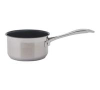 Dexam Supreme Non Stick Milk Pan 14cm Stainless Steel 1.25 Litres - Silver
