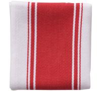 Dexam Love Colour Striped Tea Towel - Scarlet
