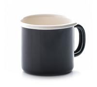 Dexam Vintage Home 450Ml Large Enamel Mug Black