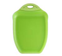 Dexas Chop & Scoop Cutting Board, 9.5 by 13 inches, Solid Green