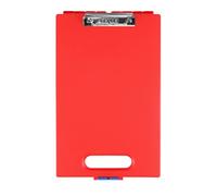Dexas Clipcase Storage Clipboard with Handle, Red