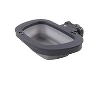 Dexas Collapsible Kennel Bowl Large Light Gray