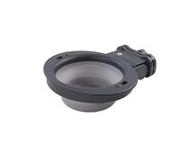 Dexas Collapsible Kennel Bowl Small Light Gray