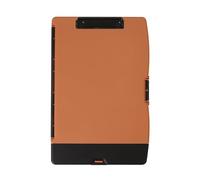 Dexas Folio Clipcase Professional Storage Clipboard with Pen Storage Compartment, 9.75 x 14.75, A4, Sandstone. Ideal for Teachers, Nurses, Coaches, Students, Trades, Homeschooling