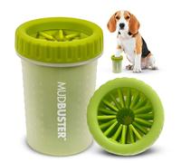 Dexas MudBuster Portable Dog Paw Cleaner, Medium, Green, PW710383