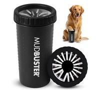 Dexas MudBuster Portable Dog Paw Washer/Paw Cleaner, Large, Matte Black- Special Edition