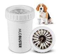 Dexas MudBuster Portable Dog Paw Washer/Paw Cleaner, Medium, Bright White- Special Edition