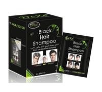 Dexe Black Hair Dye Shampoo - Temporary Instant Hair Dye, Easy to Use, Lasts 30 Days, Natural Ingredients, Ammonia Free, Peroxide Free, Suitable for All Hair Types, Black Color