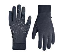 DEXFUZE DexShell Waterproof Gloves StretchFit v2, Three-layer Laminated, Merino Wool Lined, Slim Fit - Lightweight Unisex Gloves for Ski, Snowboarding & Winter Sports, Black, X-Large